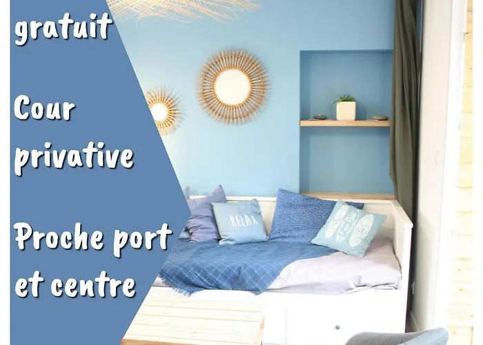 Superbe Maison 4 Personnes Entre Le Port Et Le Centre, Cour Privative, Wifi & Netflix Gratuits