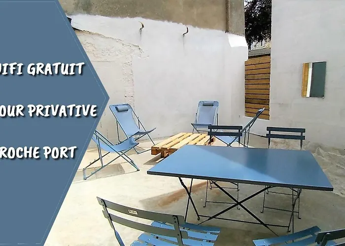 Superbe Maison 4 personnes entre le port et le centre, COUR PRIVATIVE, WiFi&Netflix gratuits